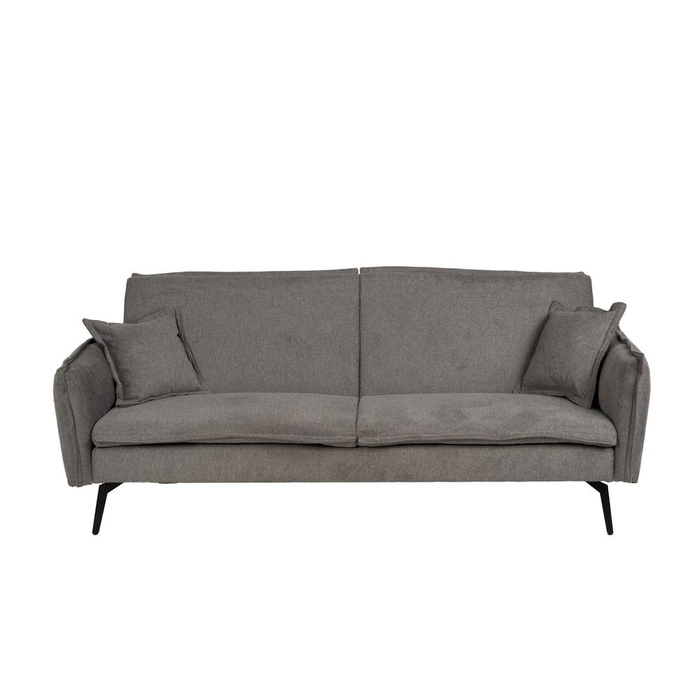 ﻿lolahome Sofá cama 3 plazas gris ÚLTIMAS EDICIONES