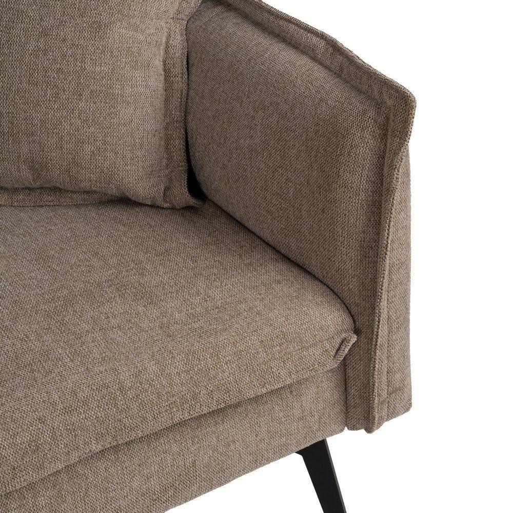lolahome Sofá cama 3 plazas marrón Promoción por tiempo limitado