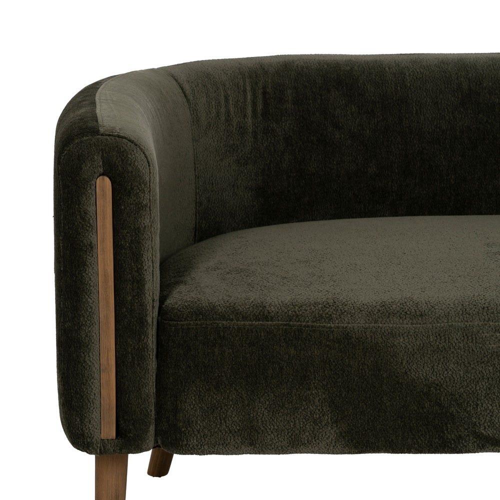 lolahome Sofá 2 plazas verde Oferta especial de fábrica