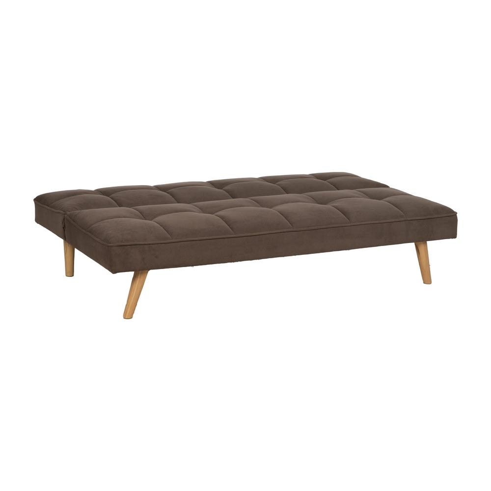 lolahome Sofá cama libro marrón oscuro Promoción trimestral