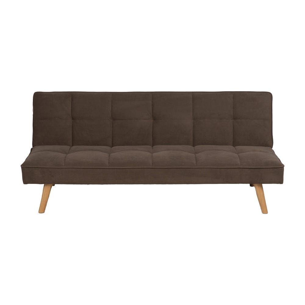 lolahome Sofá cama libro marrón oscuro Promoción trimestral