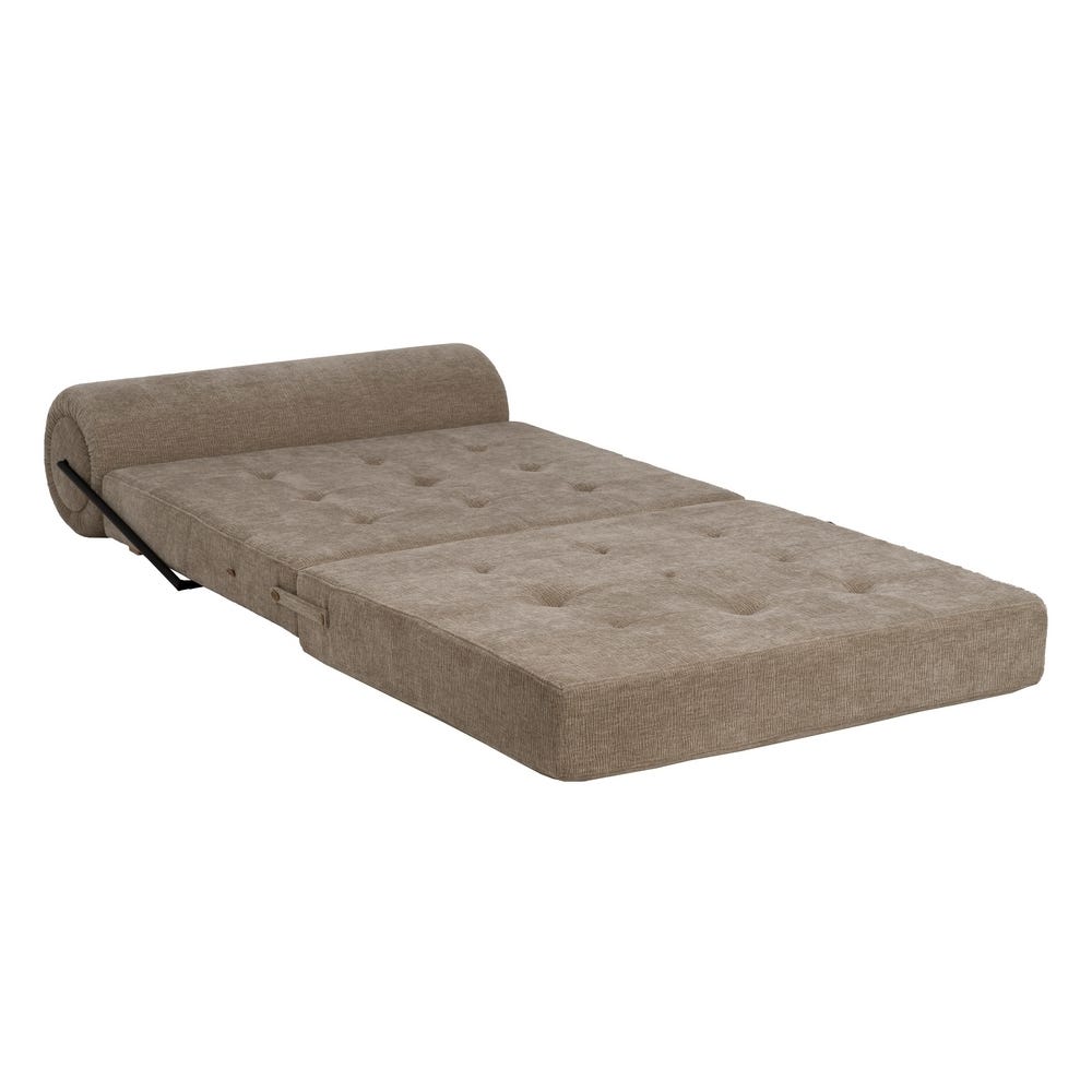 lolahome Sofá cama 1 plaza beige Liquidación