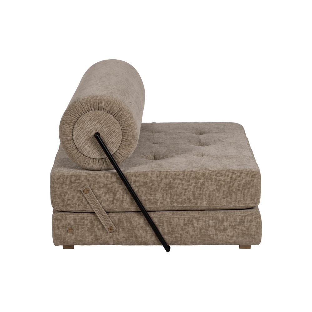 lolahome Sofá cama 1 plaza beige Liquidación