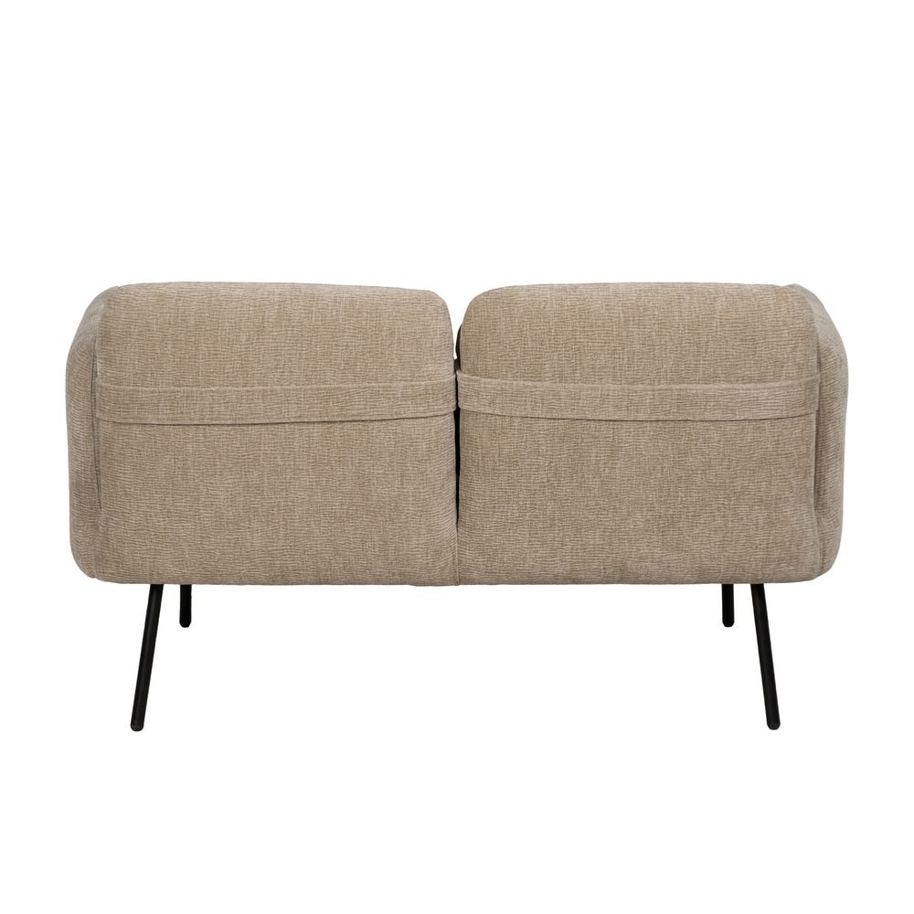 lolahome Sofá 2 plazas cojines beige Envío internacional gratuito