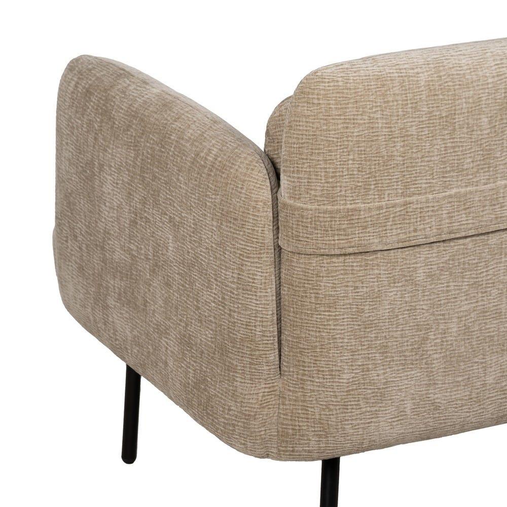 lolahome Sofá 2 plazas cojines beige Envío internacional gratuito