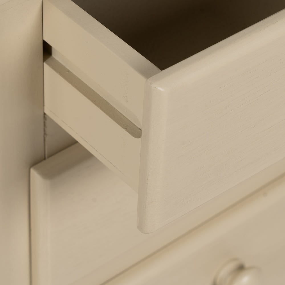 lolahome Mesita de noche beige Precios de Black Friday