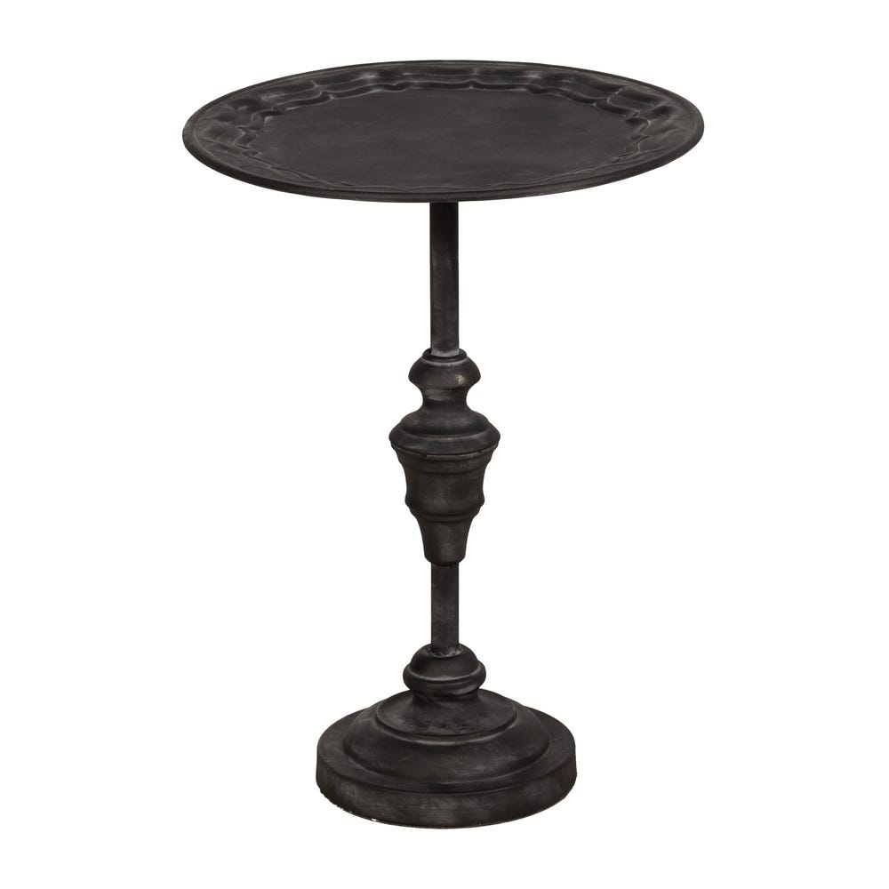 lolahome Mesa auxiliar gris oscuro