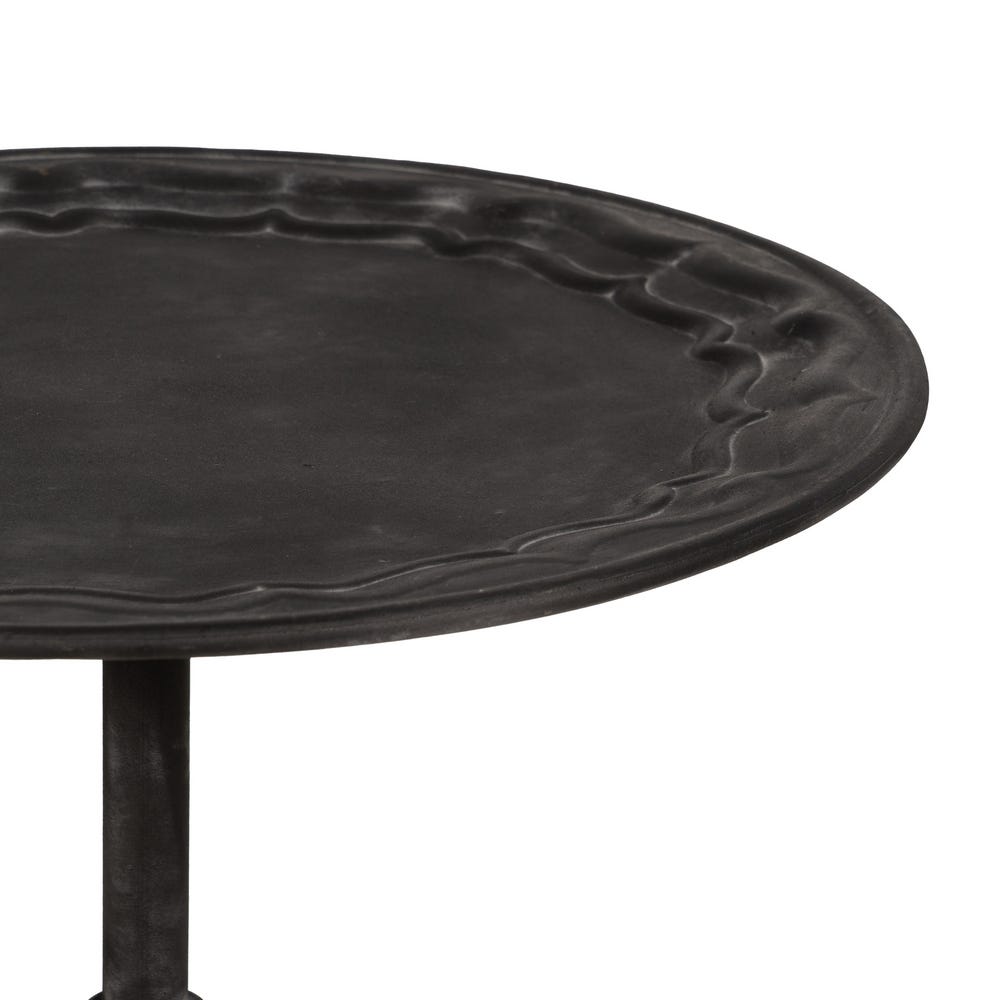 lolahome Mesa auxiliar gris oscuro En línea