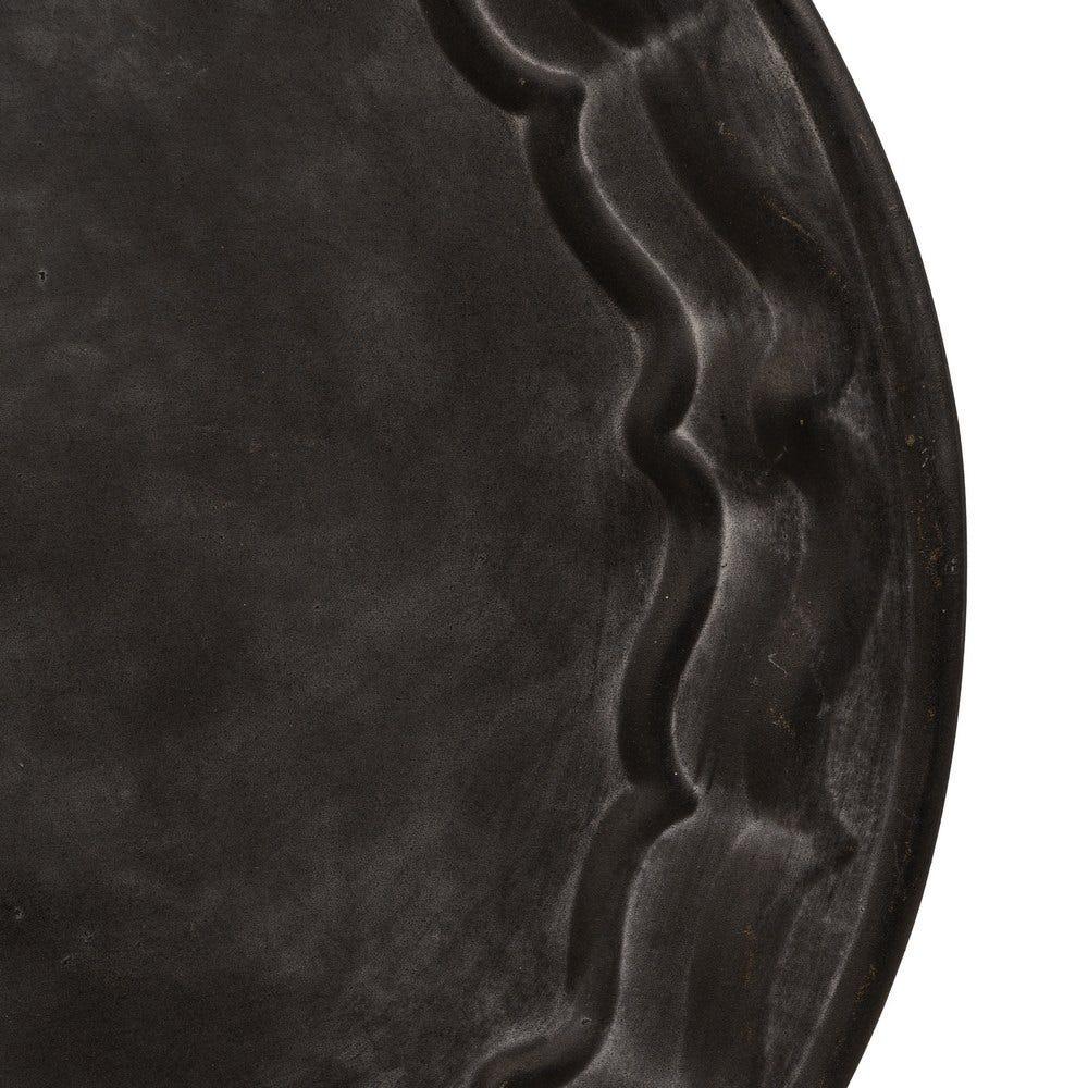 lolahome Mesa auxiliar gris oscuro En línea