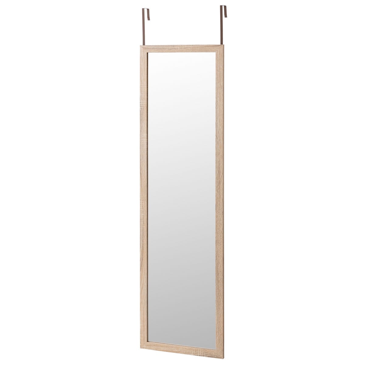lolahome Espejo de puerta natural de madera de 35x125 cm Outlet online