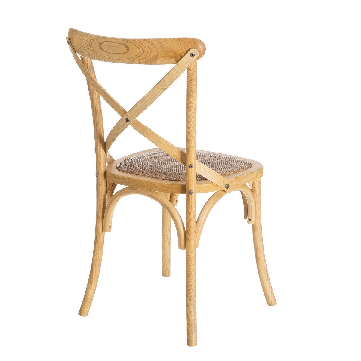 lolahome Silla de comedor Aspas natural Gran oferta