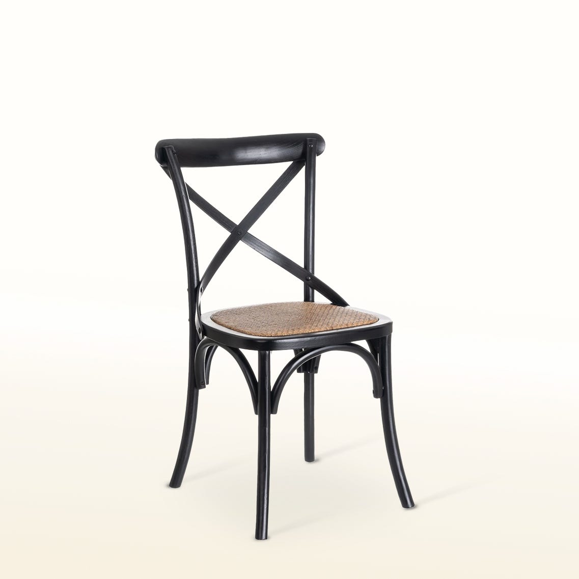 lolahome Silla de comedor Aspas negro Ventas relámpago