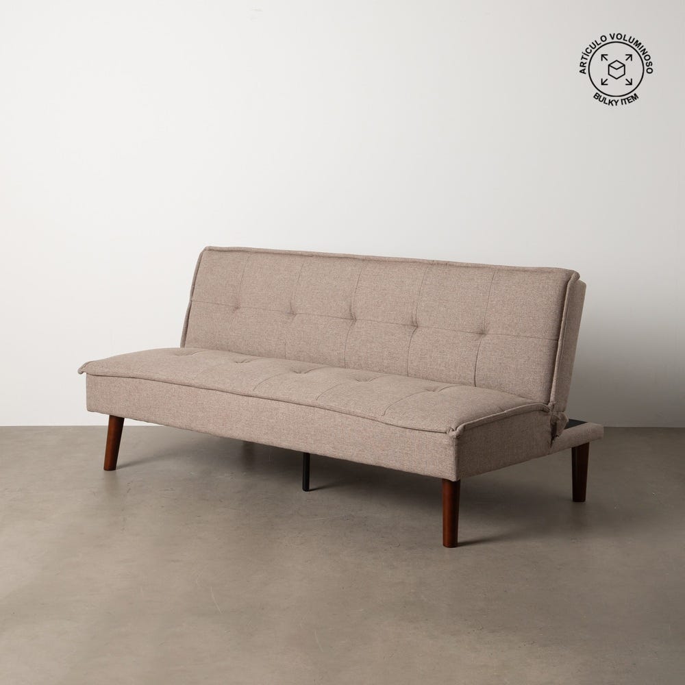 lolahome Sofá cama libro beige