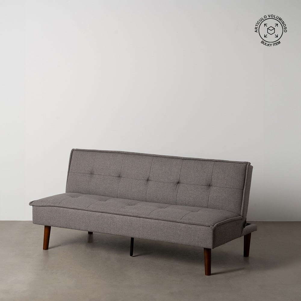 lolahome Sofá cama libro gris