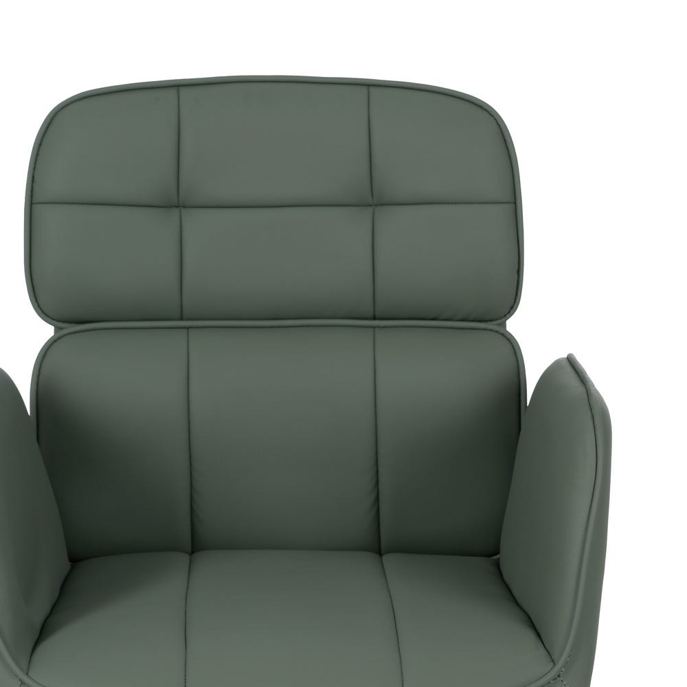 lolahome Silla de escritorio con ruedas verde Oferta especial
