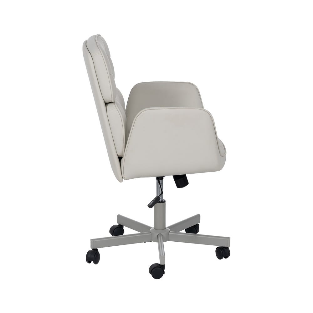 lolahome Silla de escritorio con ruedas blanco Envío gratis