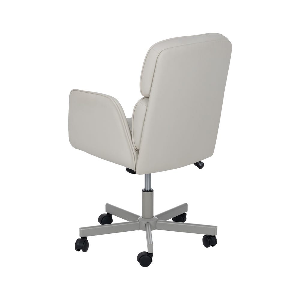lolahome Silla de escritorio con ruedas blanco Envío gratis