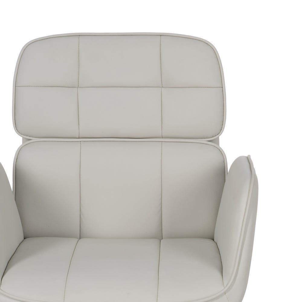 lolahome Silla de escritorio con ruedas blanco Envío gratis