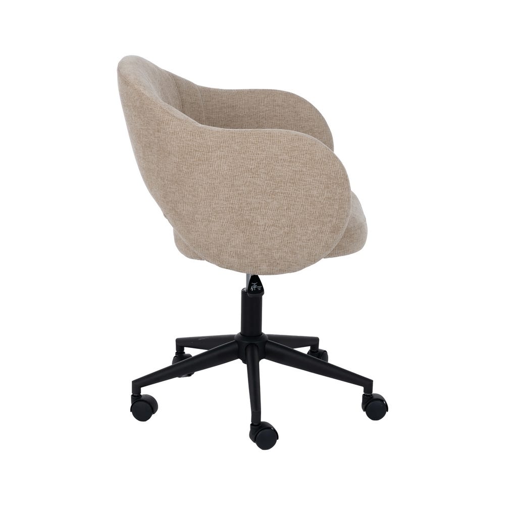 lolahome Silla de escritorio marrón con ruedas ÚLTIMAS EDICIONES