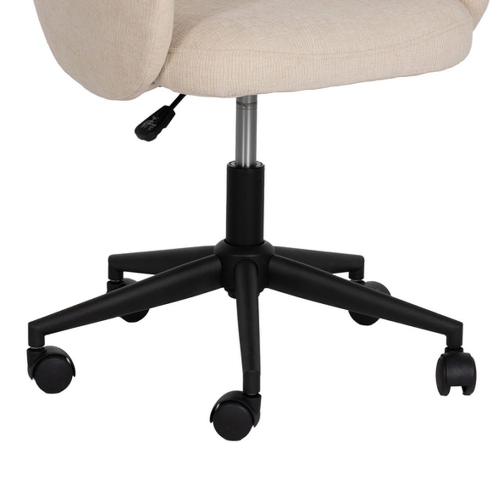 lolahome Silla de escritorio ruedas beige Últimos 2 días