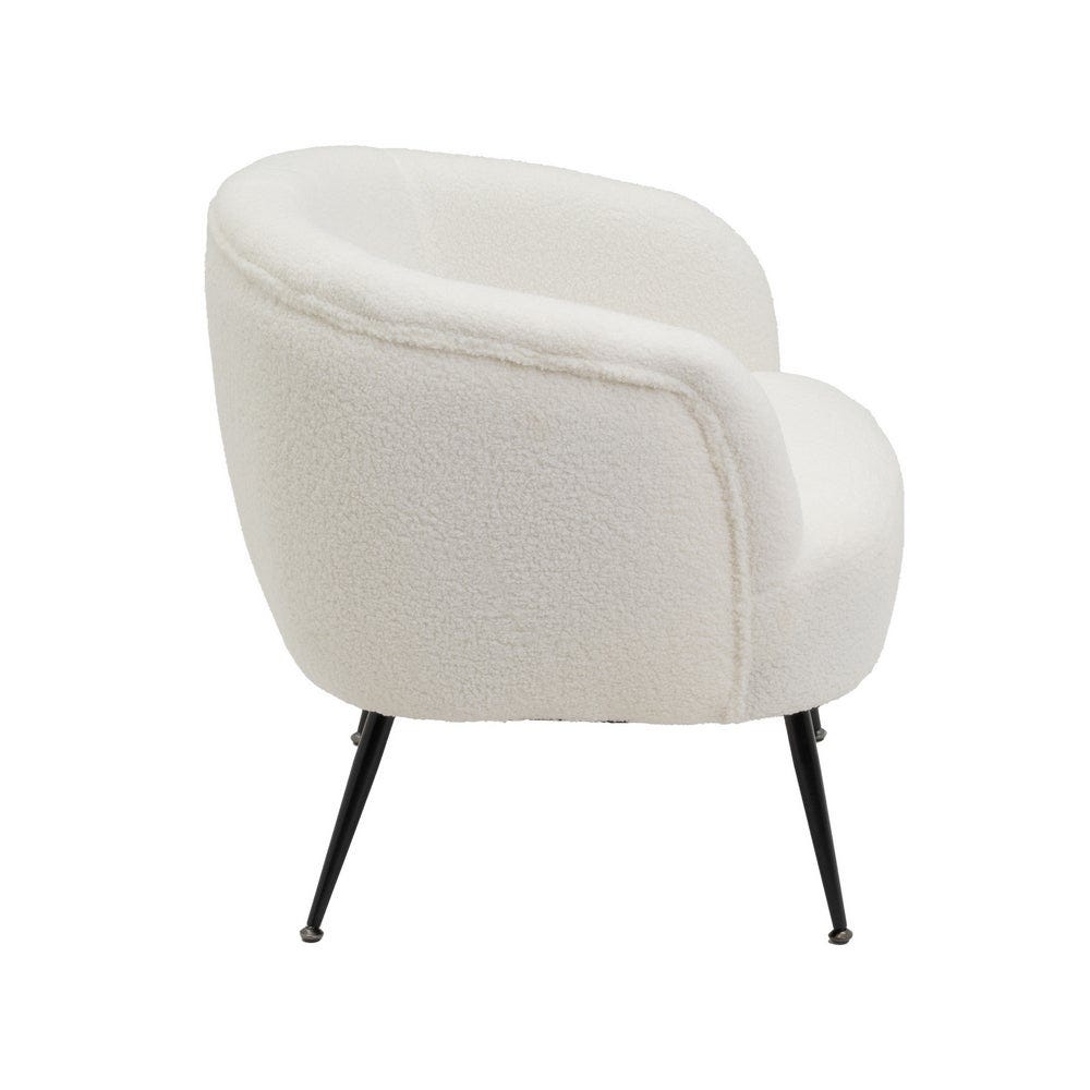lolahome Sillón butaca Dune blanco Precio de fábrica
