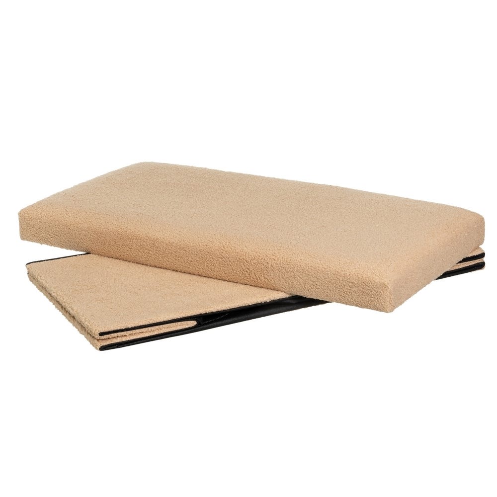 lolahome Puff almacenaje Bouclé de 76 cm Oferta exclusiva