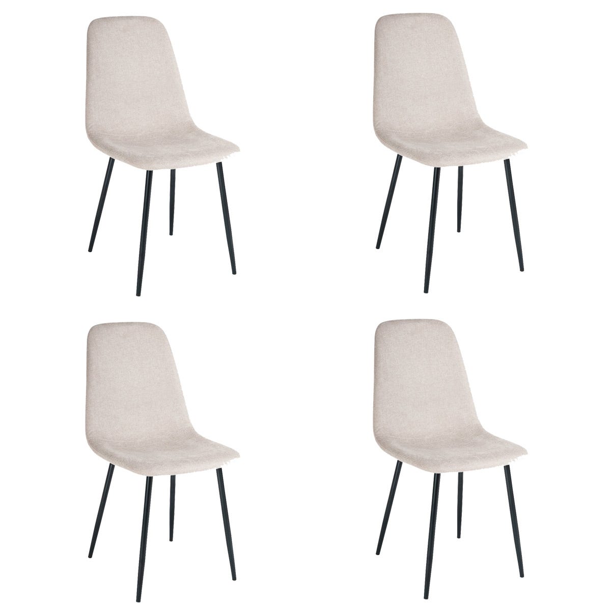 lolahome Pack de 4 sillas Lina Tienda