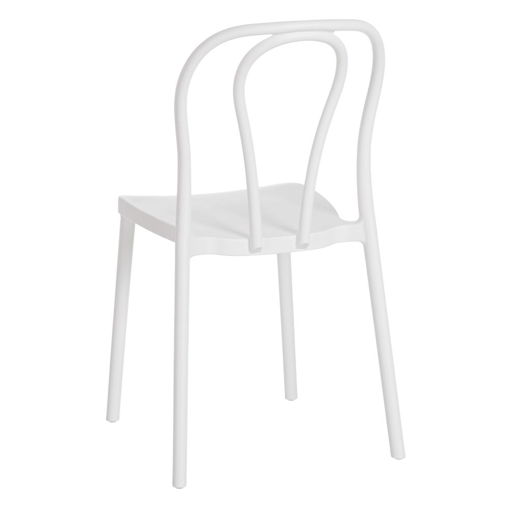 lolahome Set de 4 sillas de comedor de ondas de polipropileno de 43x53x85 cm Rebajas top