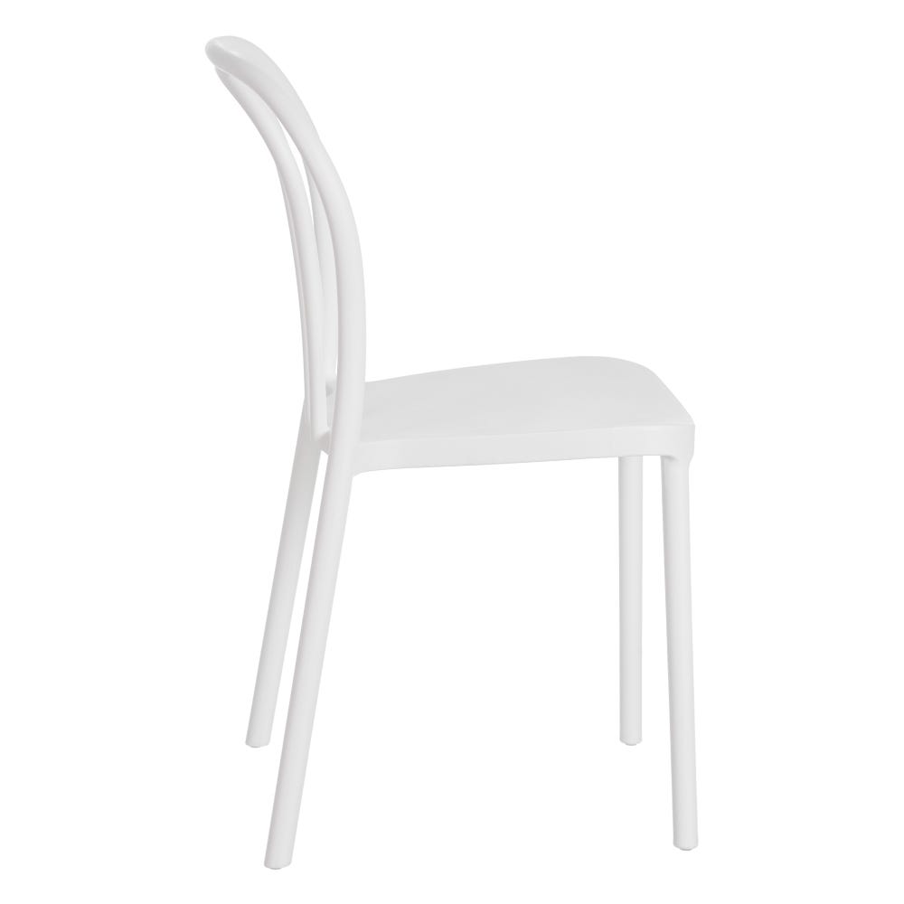 lolahome Set de 4 sillas de comedor de ondas de polipropileno de 43x53x85 cm Rebajas top