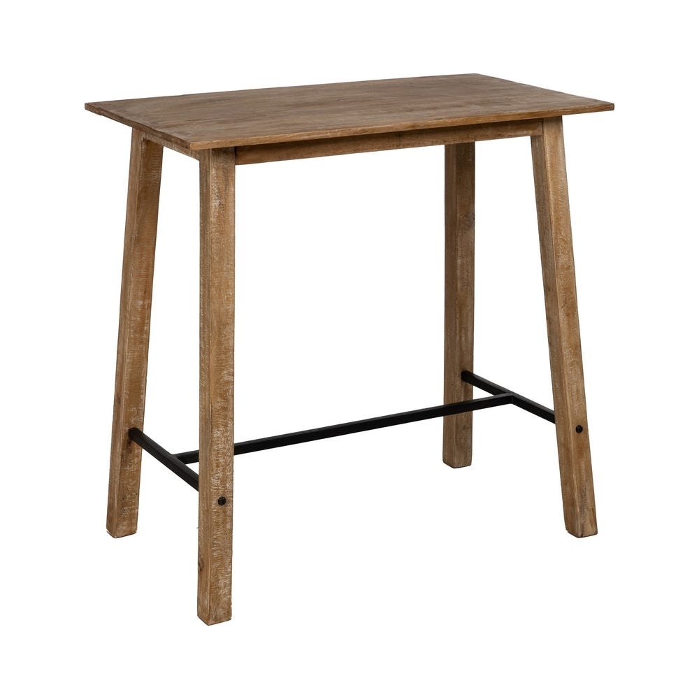 lolahome Mesa alta de madera de mango