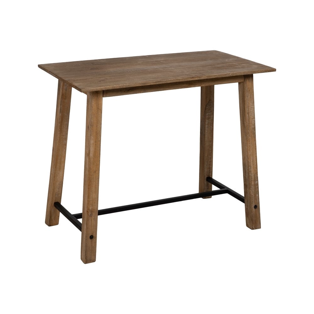 lolahome Mesa alta de madera de mango