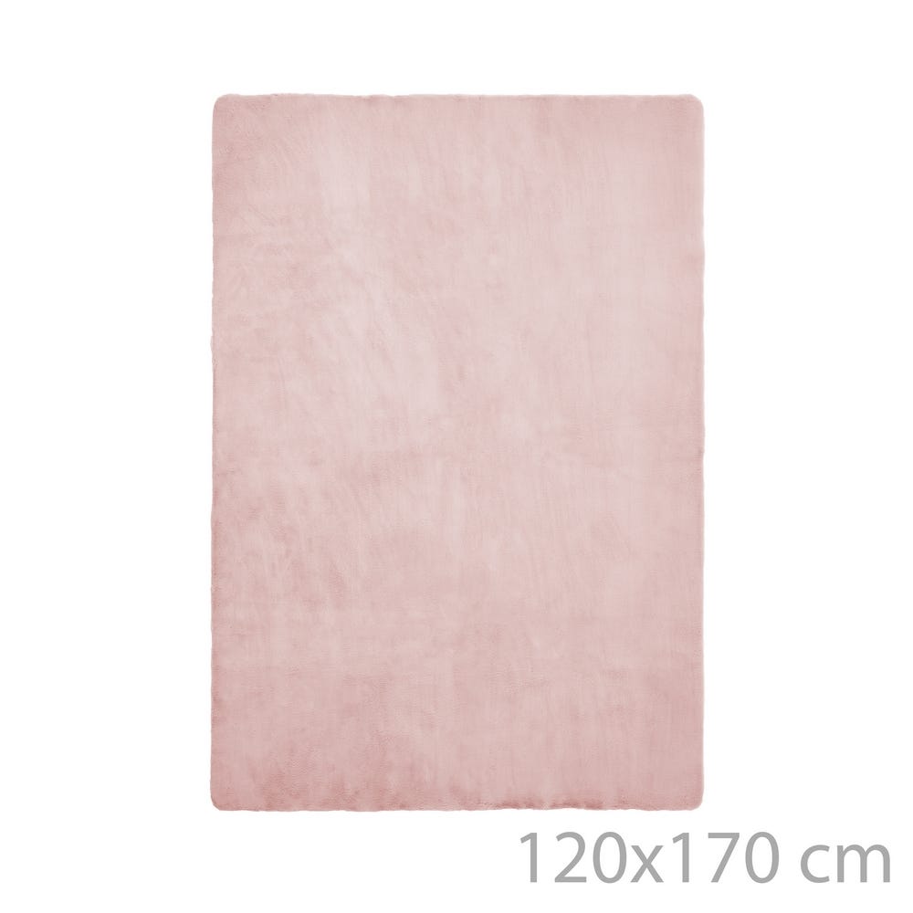 lolahome Alfombra de pelo malva 170x120 cm Libre de impuestos