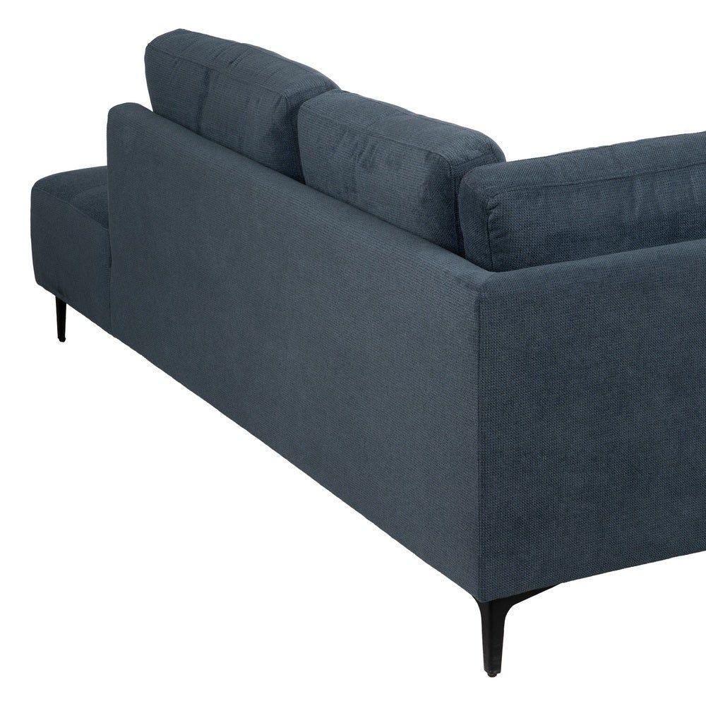lolahome Sofá chaise longue derecha azul En línea