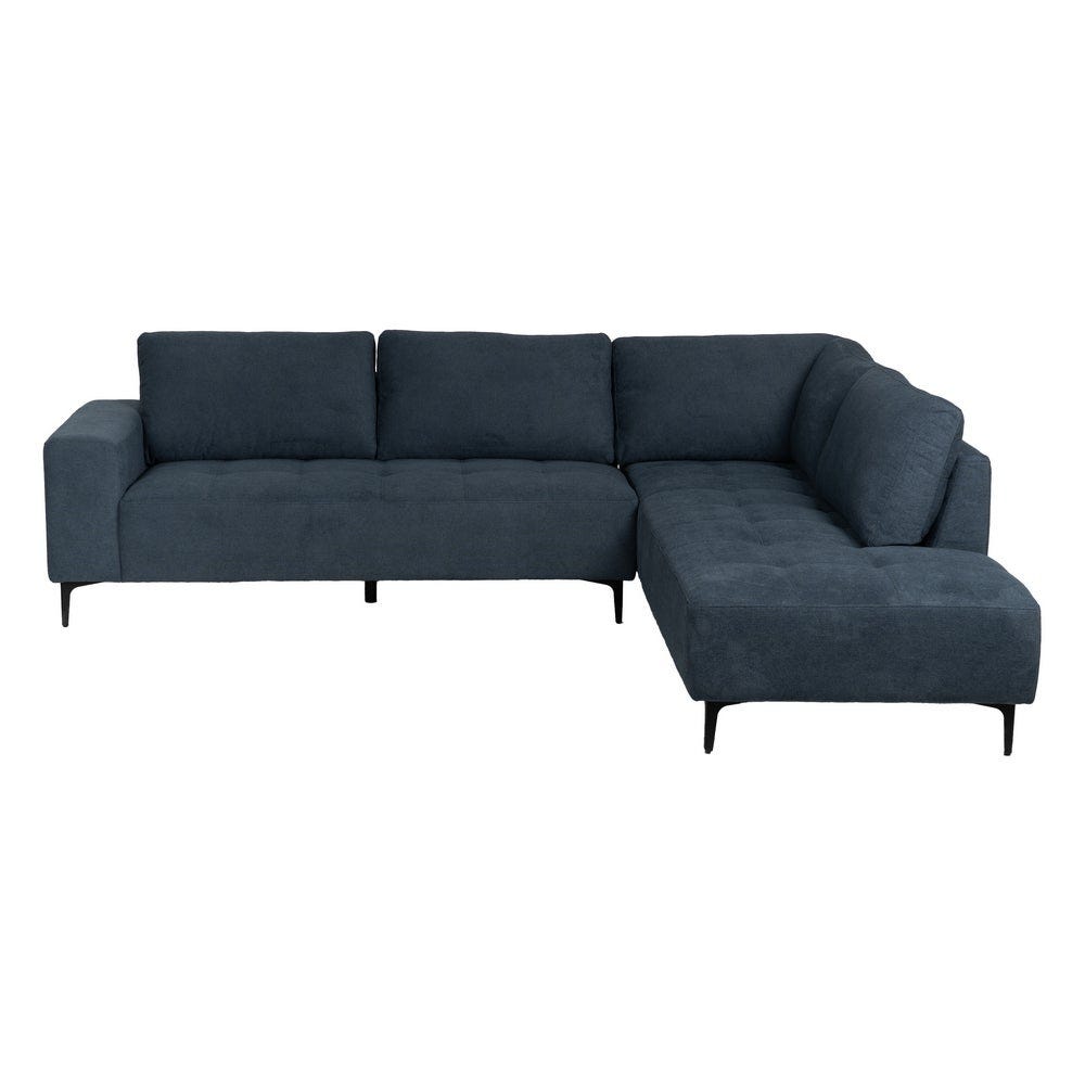 lolahome Sofá chaise longue derecha azul En línea