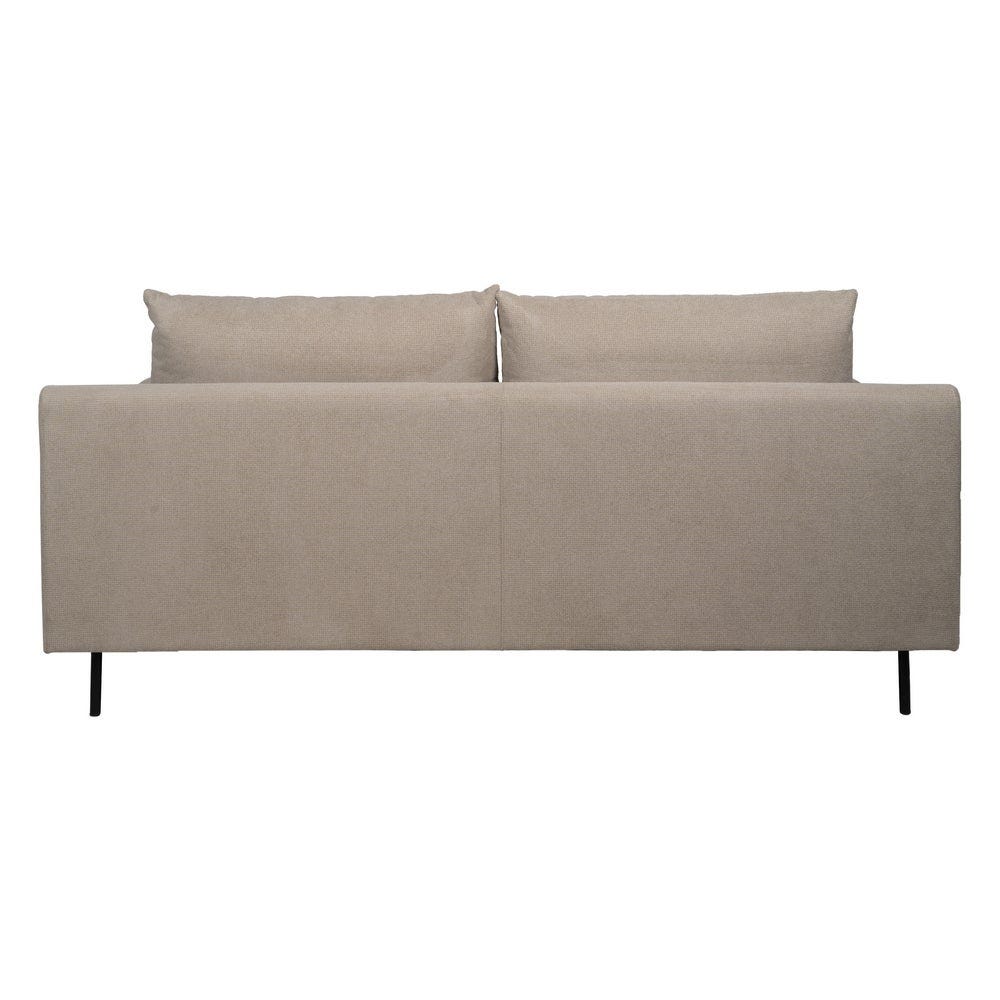 lolahome Sofá de 3 plazas tapizado taupe con cojines Outlet online