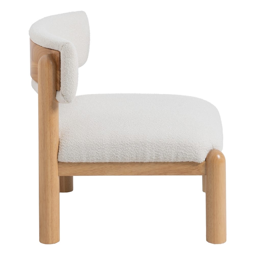 lolahome Sillón relaxblanco y natural Liquidación