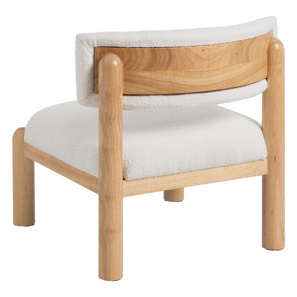 lolahome Sillón relaxblanco y natural Liquidación