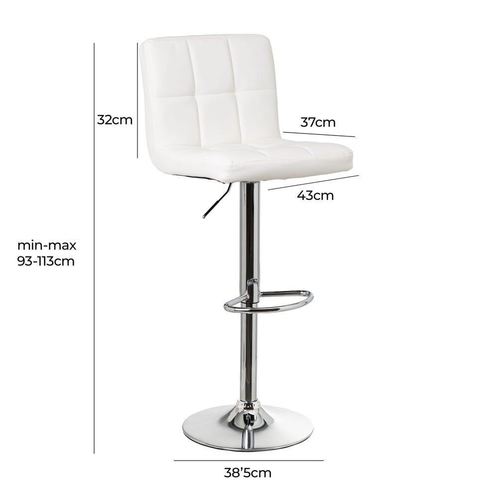 lolahome Taburete giratorio ajustable de 93 a 113 cm Limitado a 3 días