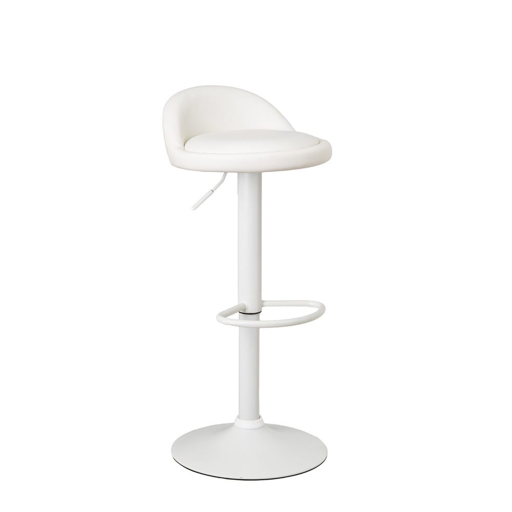 lolahome Taburete giratorio de polipiel de 72-92 cm Ahorra y exporta