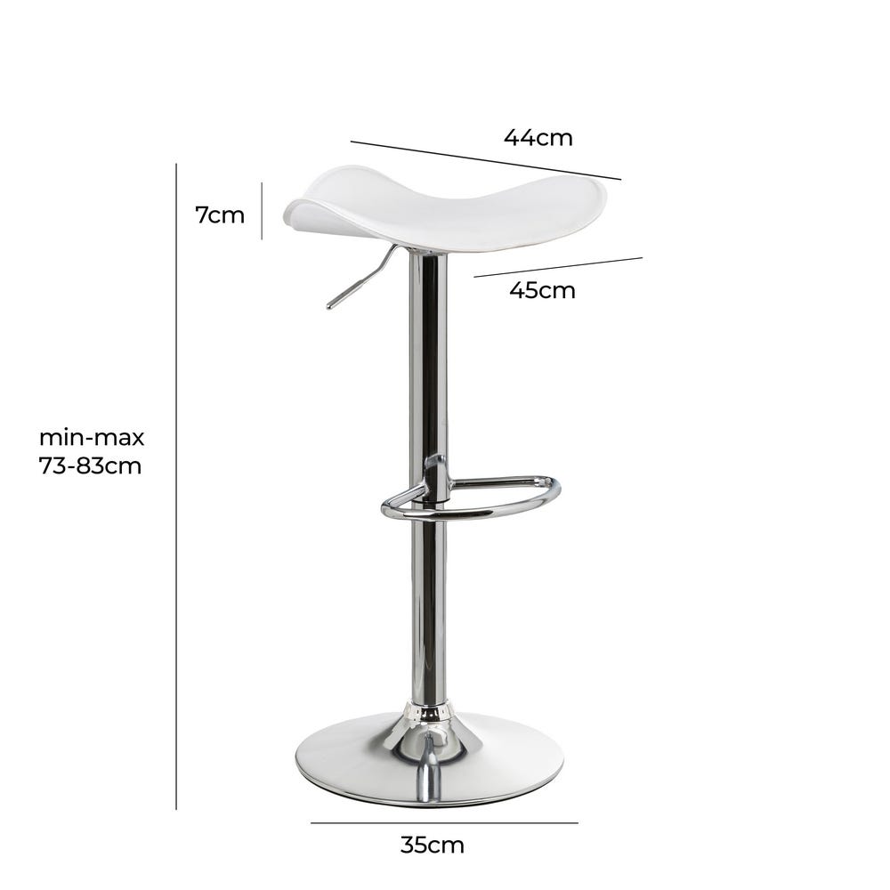 lolahome Taburete giratorio ajustable de 73 a 83 cm Precios de Black Friday
