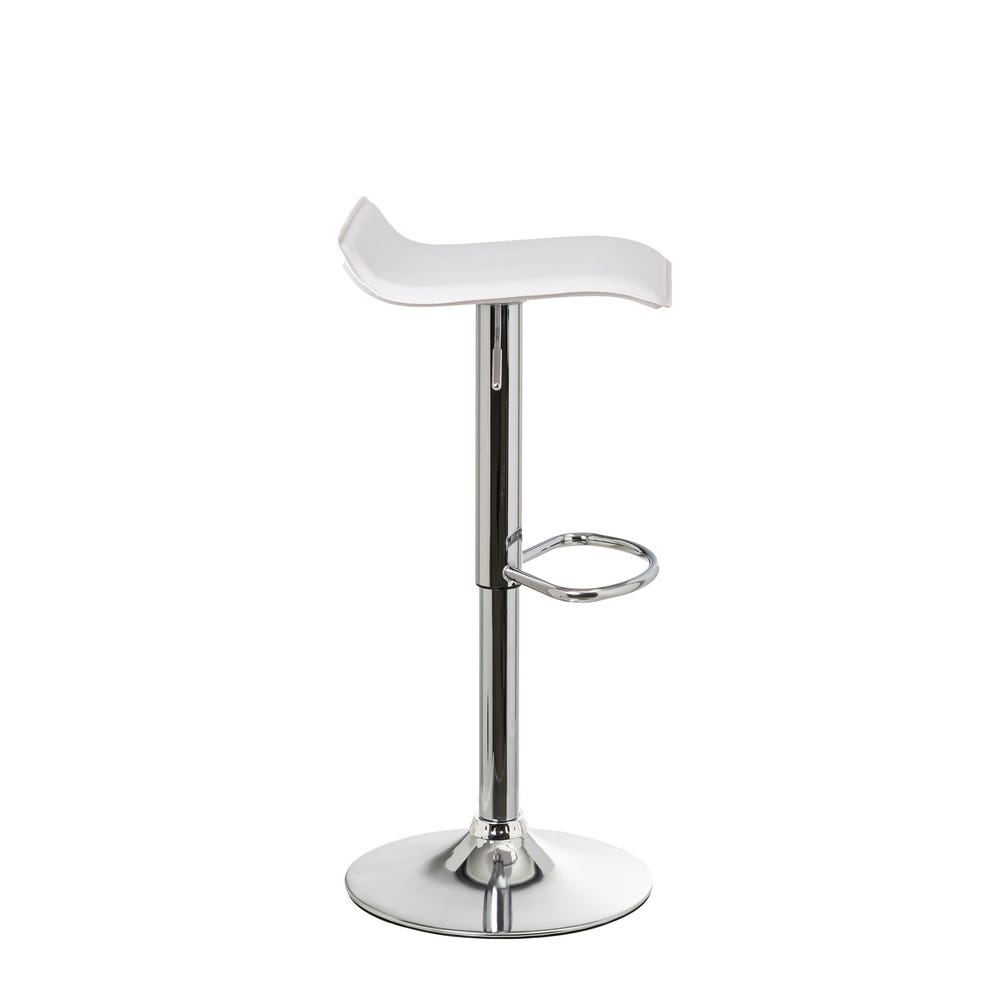 lolahome Taburete giratorio cuadrado de 63-84 cm En oferta