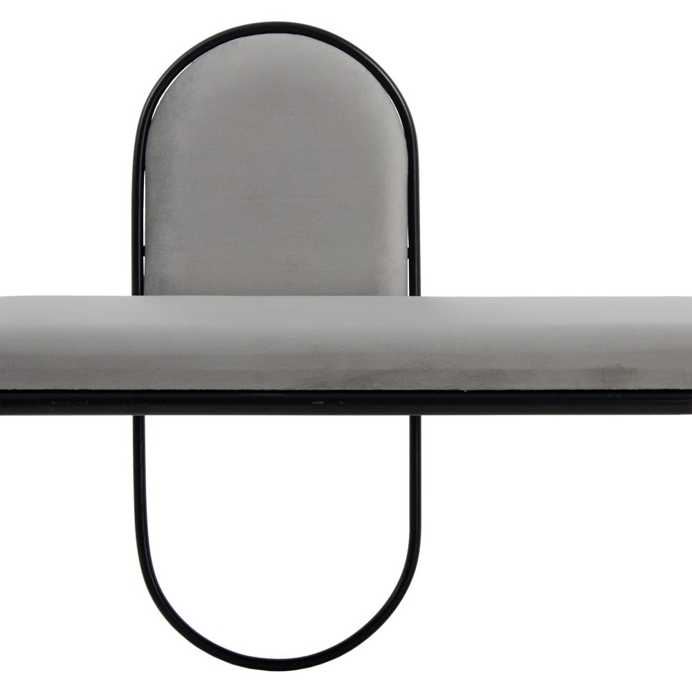 lolahome Banqueta de terciopelo con respaldo de 110 cm Ofertas de temporada