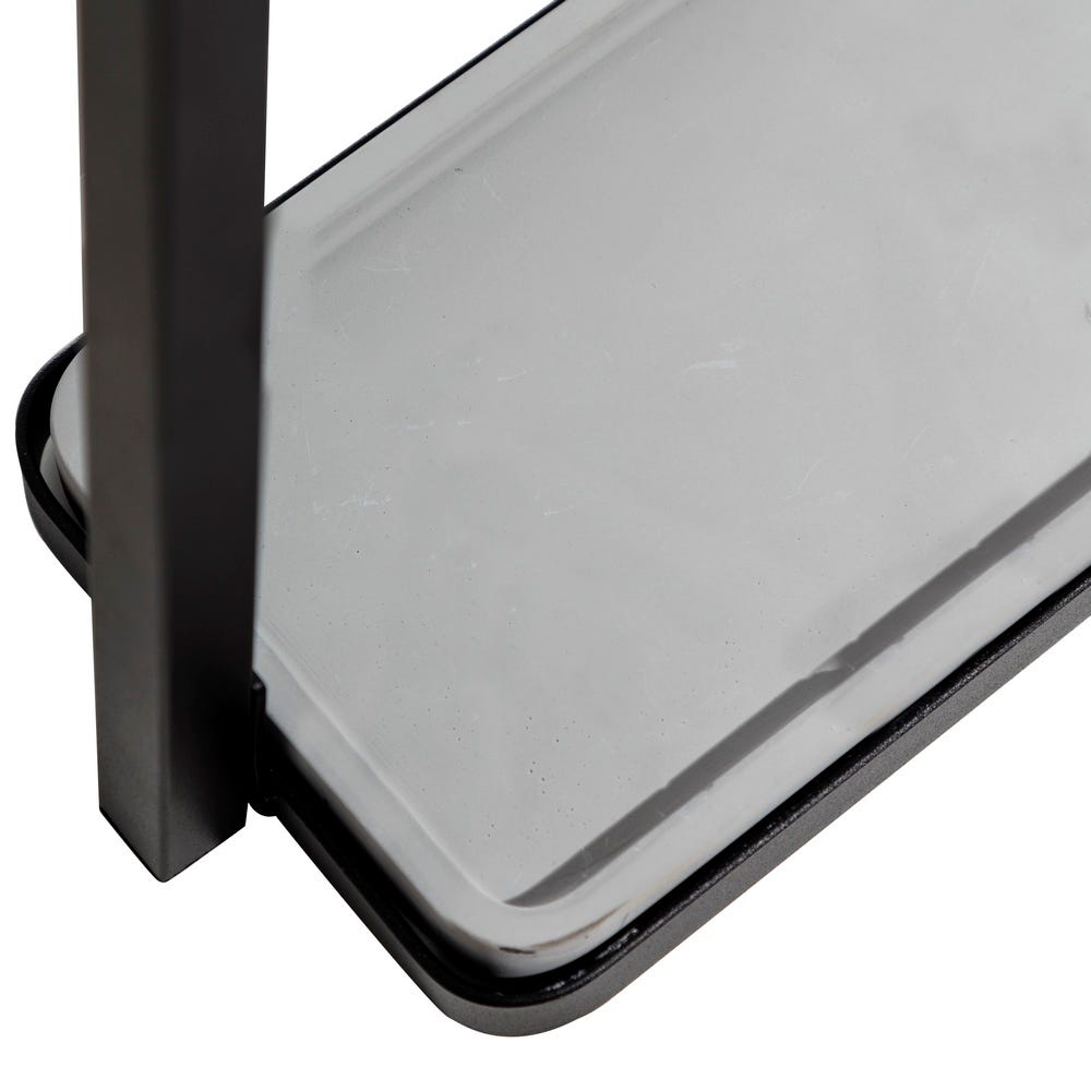 lolahome Perchero paragüero metálico negro de 170cm Gran oferta