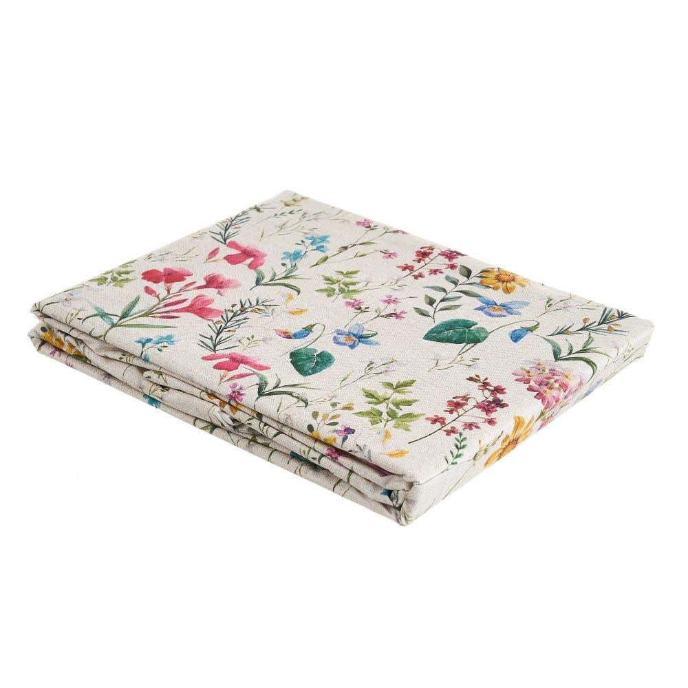 lolahome Funda nórdica con flores beige de algodón natural para cama de 90 cm Los más vendidos