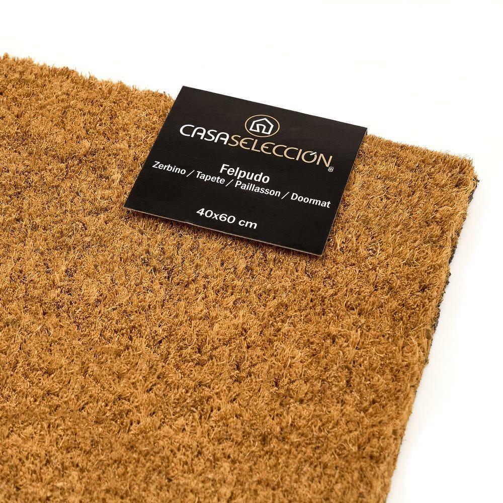lolahome Felpudo antideslizante flores de fibra de coco natural de 60x40 cm Descuento