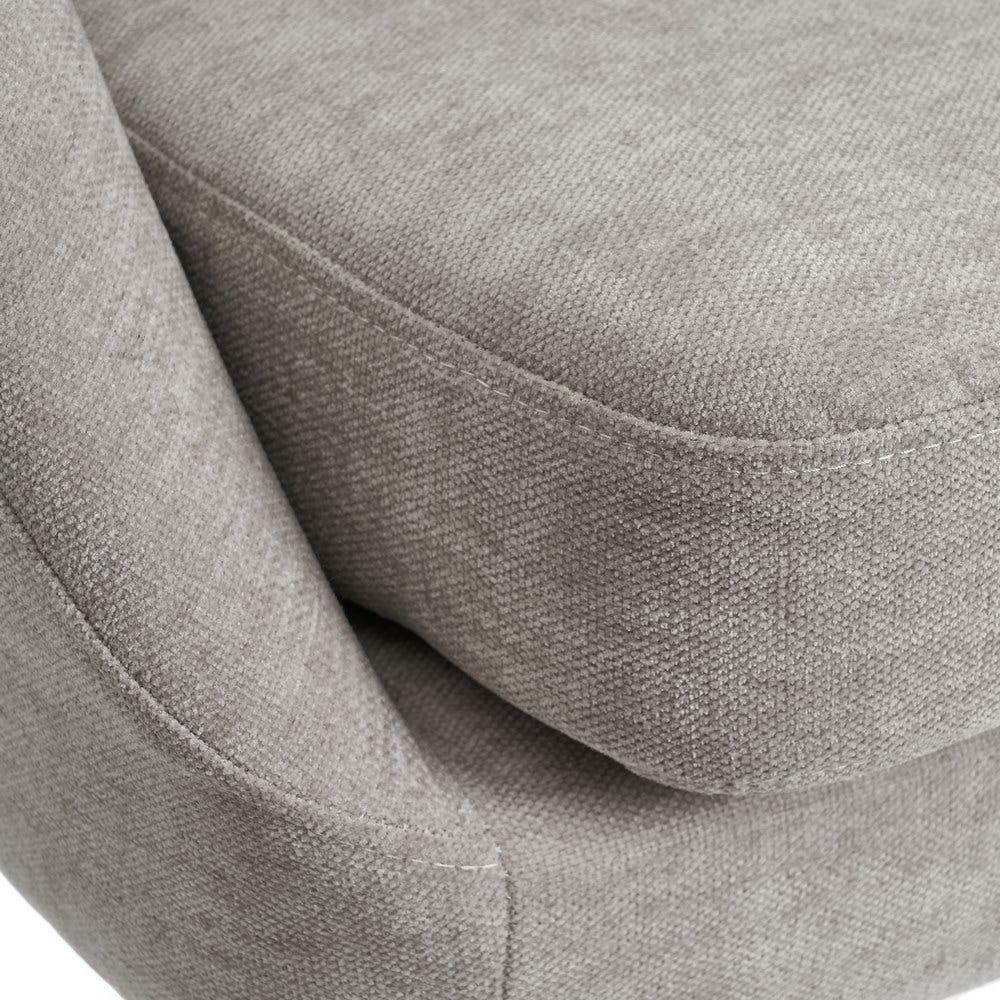 lolahome Butaca con brazos de chenilla y madera Último día