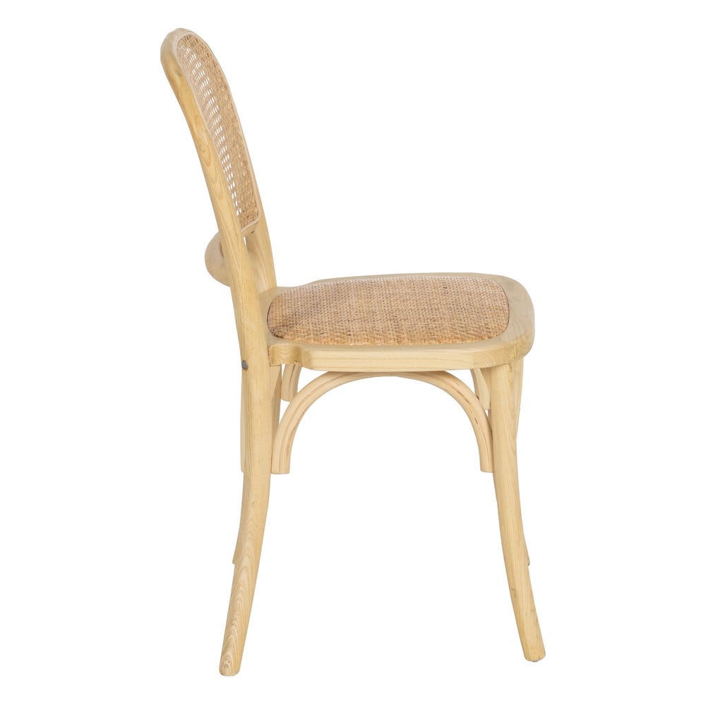 lolahome Silla de rejilla natural Oferta especial de fábrica