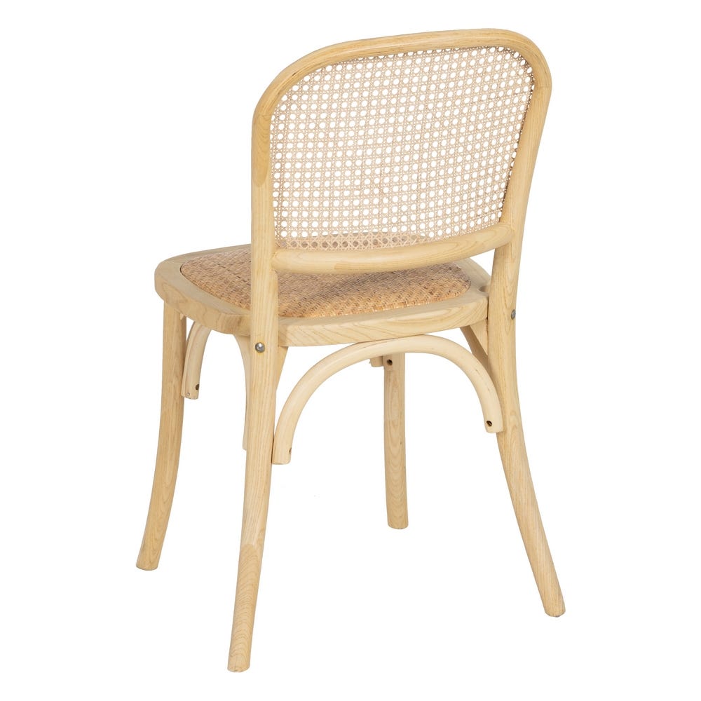 lolahome Silla de rejilla natural Oferta especial de fábrica