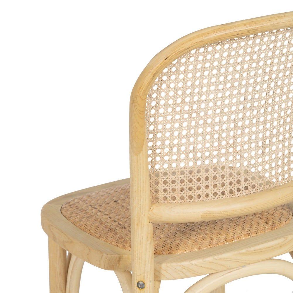 lolahome Silla de rejilla natural Oferta especial de fábrica