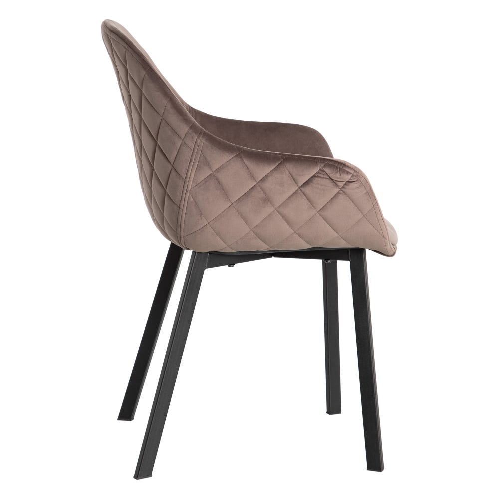 lolahome Pack de 2 sillas de comedor de terciopelo Superdescuento